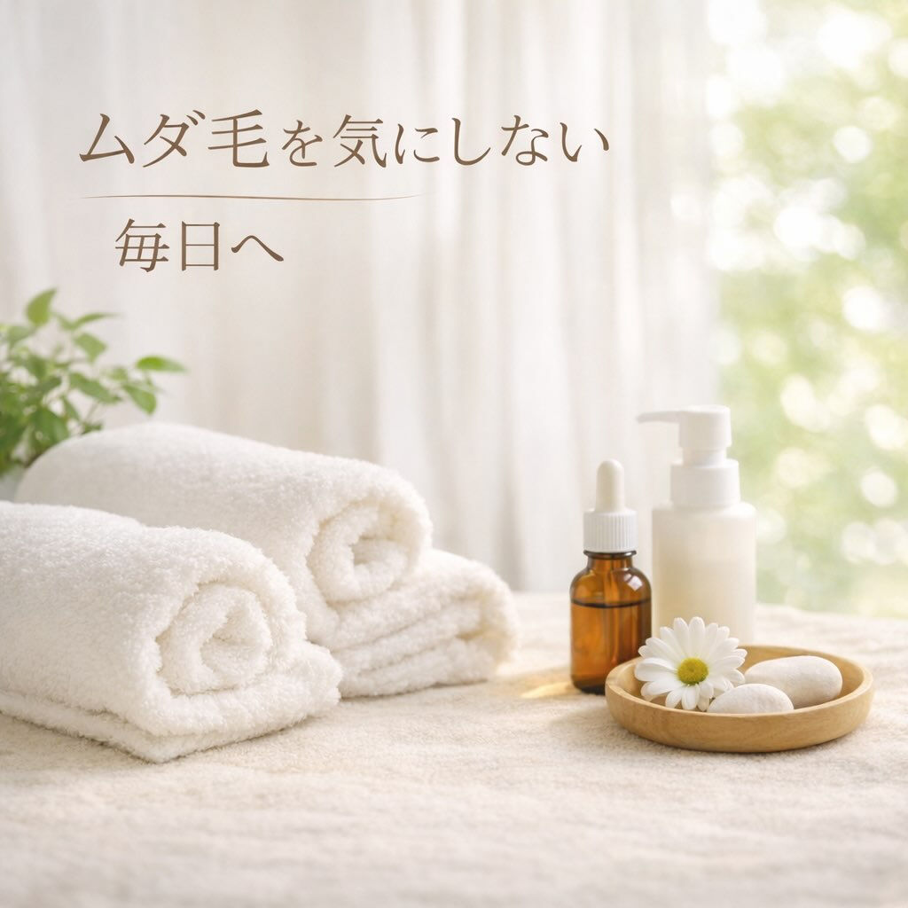 ムダ毛を気にしなくなったら…✨