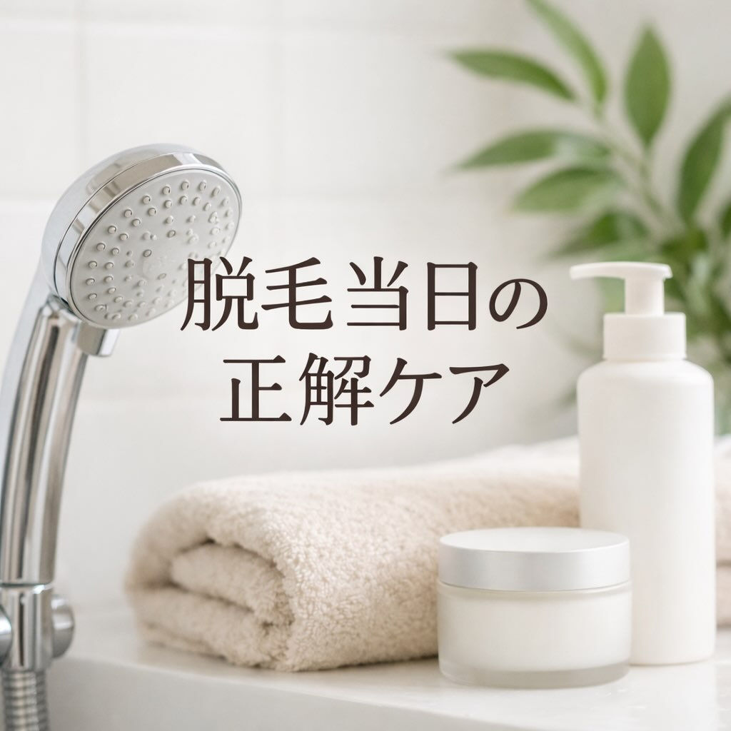 🛁 脱毛後のお風呂、実はNG？